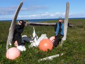 Jenni and me at the whale bones