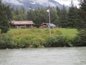 Taku Lodge was where we landed, this is a tourist destinatioin that has been there since 1923!