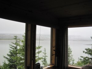that is Taku Glacier as seen from inside the cabin, what a view!