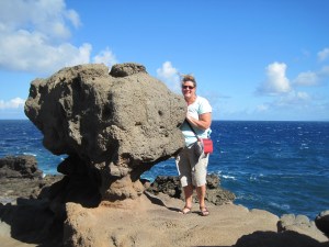 lava forms great shapes when it meets the ocean water