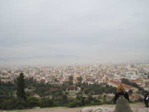 city and smog as far as the eye could see